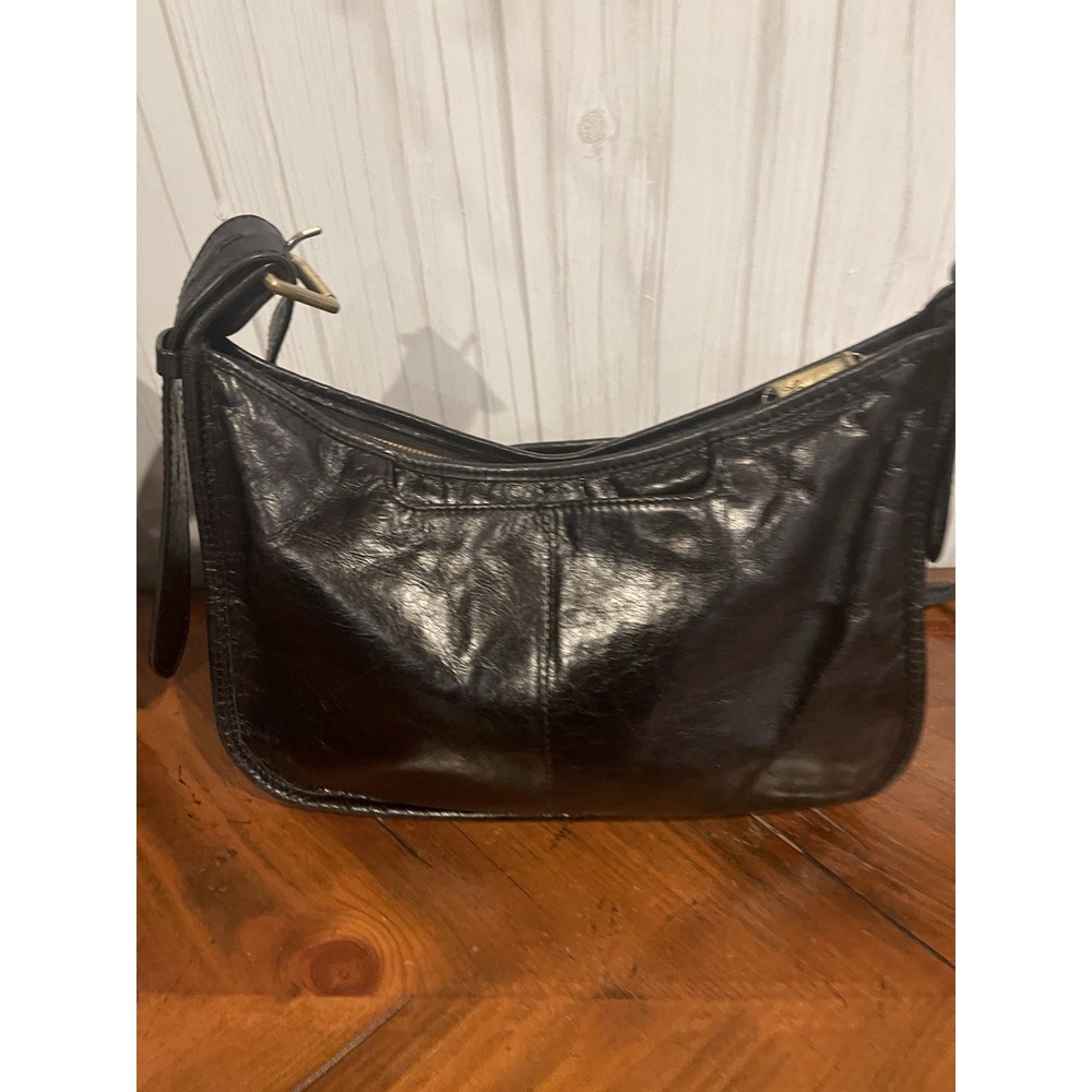 HOBO Black Leather Shoulder Bag Crossbody Purse